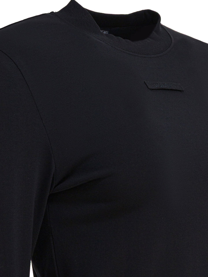 Jacquemus Gros Grain T-shirts - Nero | 39c57c1e197447e3aac1818c68dc21a95f87241e