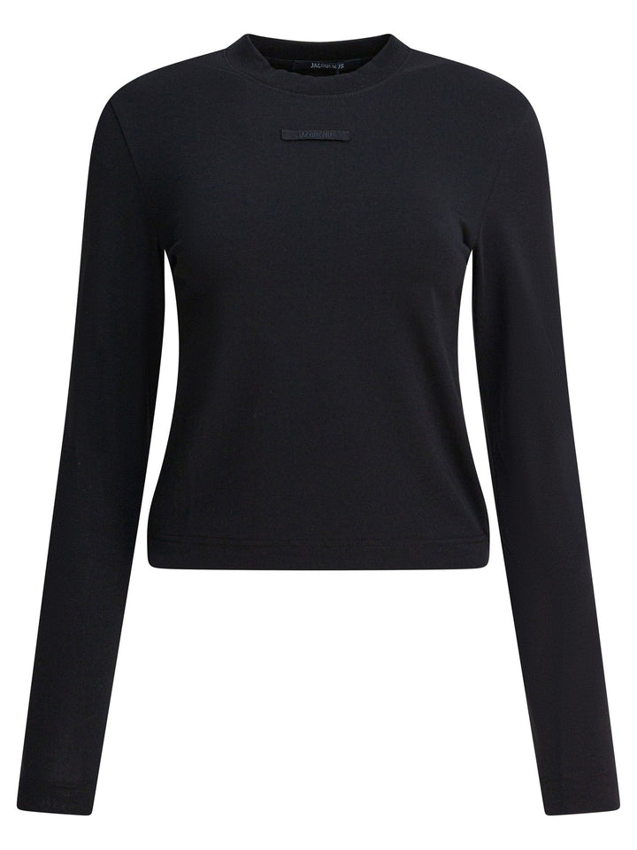 Jacquemus Gros Grain T-shirts - Nero | cbf36588571ccc4560424ee0adbdf534581f5eb4
