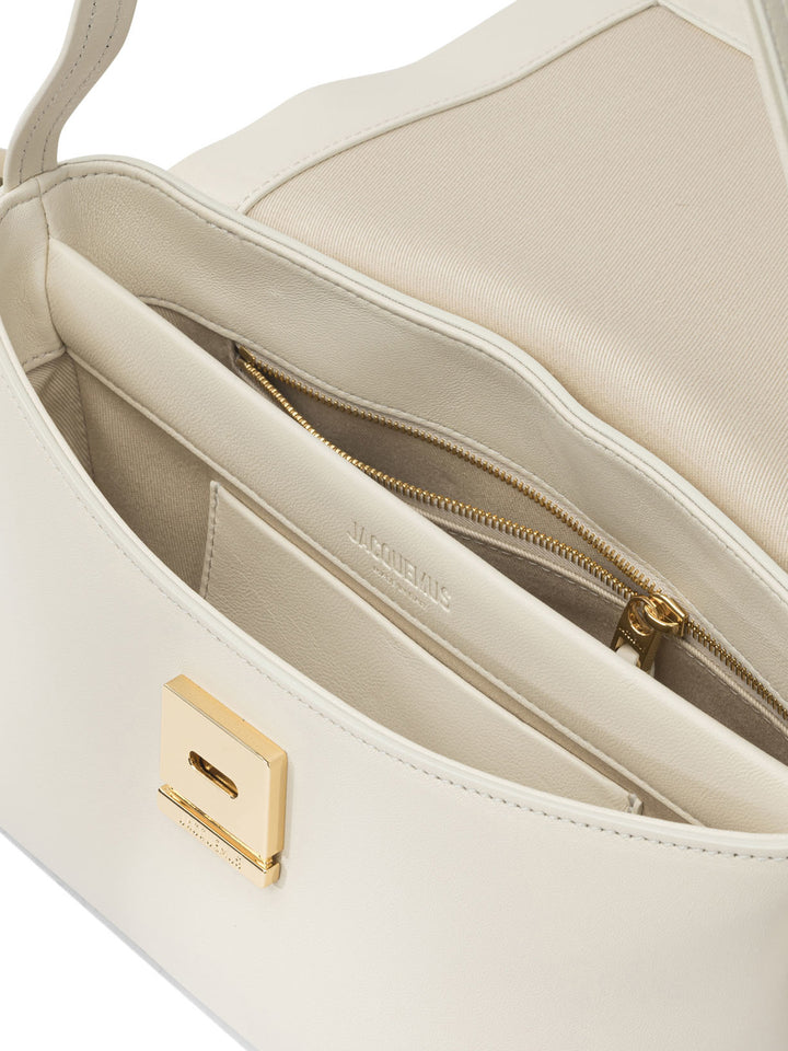 Jacquemus Rond Carré Borse a Spalla e Tracolla - Bianco | cce9877d4ac428230218bc297cf8f8eea05e8015