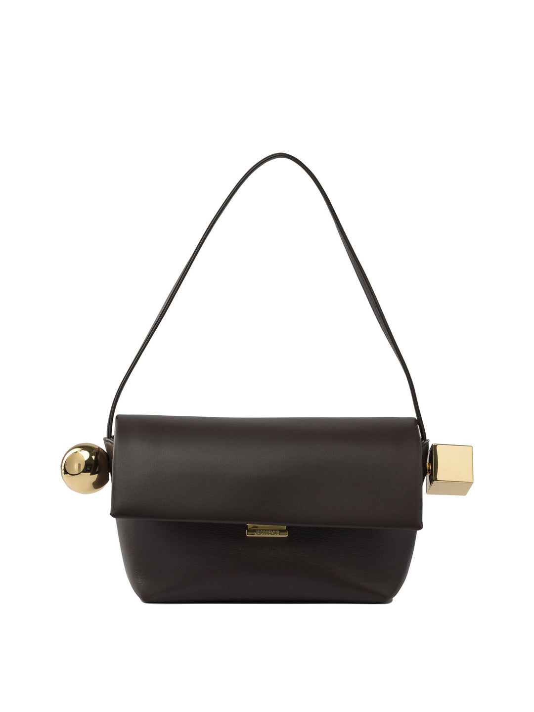 Jacquemus Rond Carré Borse a Spalla e Tracolla - Marrone | 76abd0bbf55a92990baf1fb70e928d511f173b9f