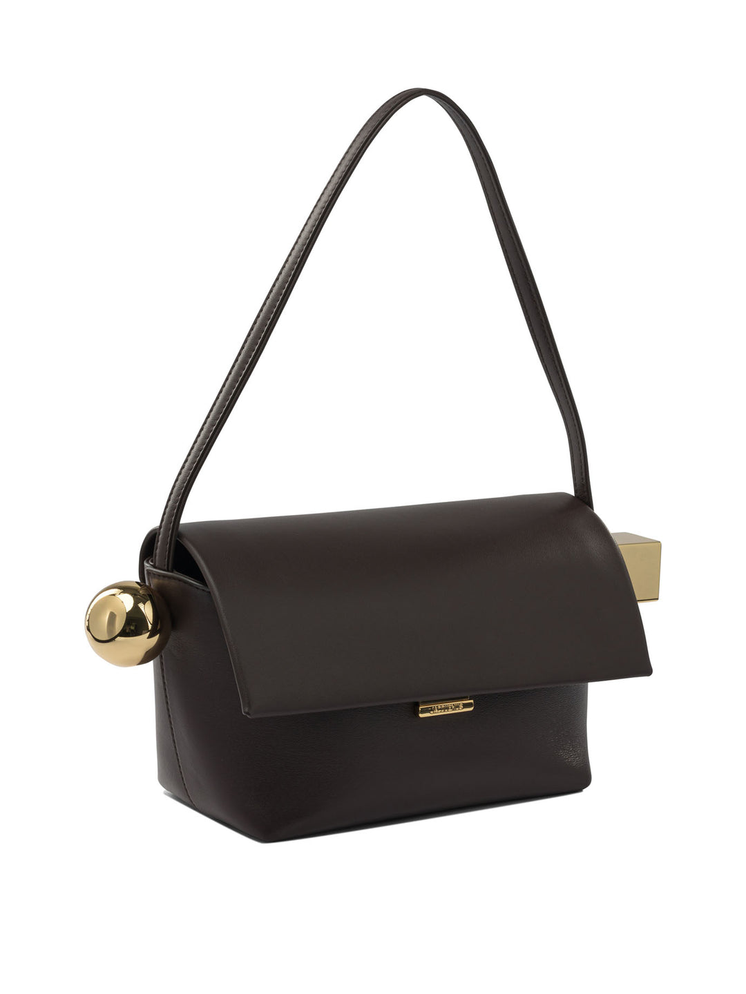 Jacquemus Rond Carré Borse a Spalla e Tracolla - Marrone | fc7c395290daafabea258c74a597b3f96fcb3abc