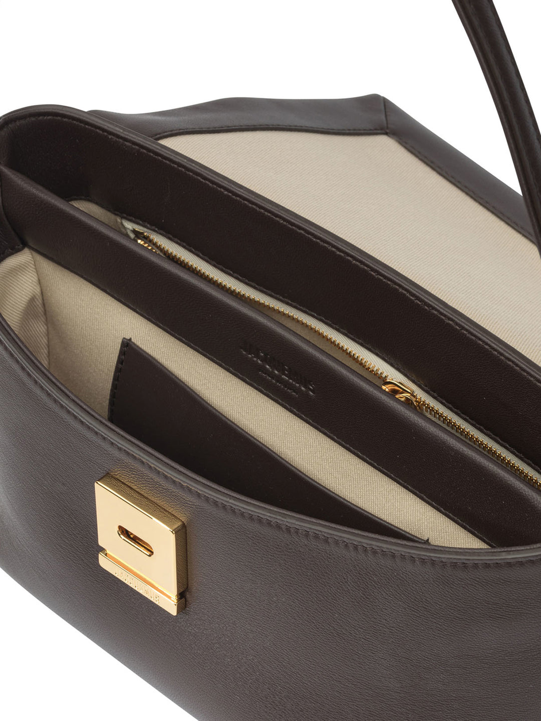 Jacquemus Rond Carré Borse a Spalla e Tracolla - Marrone | 929dbd8bc5ff4b6a28c4dafb26883227c63cf392