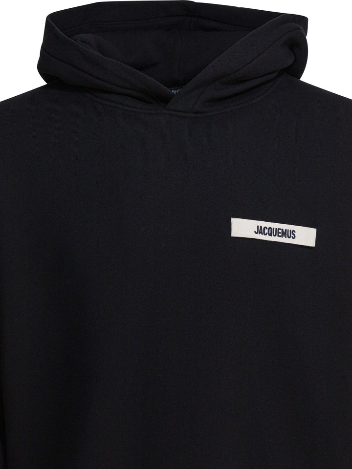 Jacquemus Gros Grain Sweatshirts - Nero | 7565b49e9a43d0f1ba72ac8b3952a04f6f232046