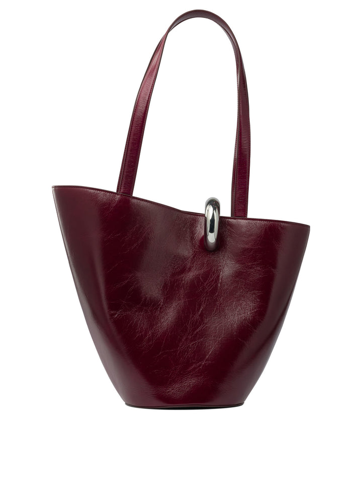 Jacquemus Le Bambola Borse a Spalla e Tracolla - Bordeaux | b2208f7623666da93fdb1fcd0f625c8efc9456da