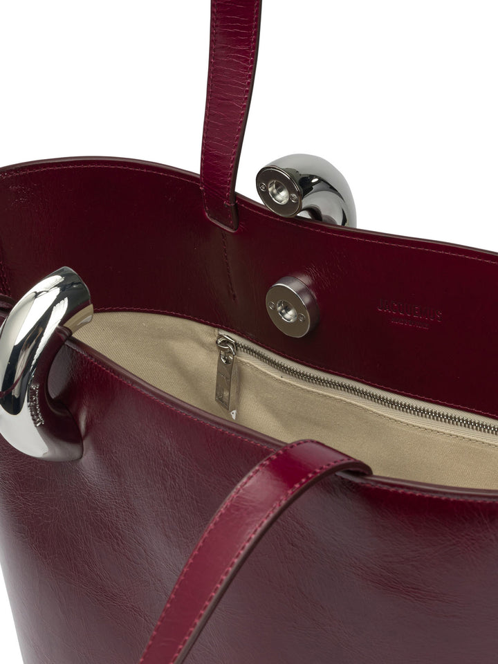 Jacquemus Le Bambola Borse a Spalla e Tracolla - Bordeaux | 2b5bc2292496a22c4c09b419fbf9631a0895cafb