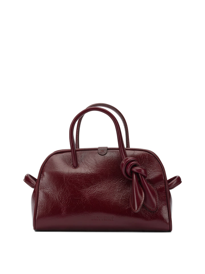 Jacquemus Le Petit Turismo Handbags - Bordeaux | 2cb88632661b9425f36d92e196c1d74c77352428