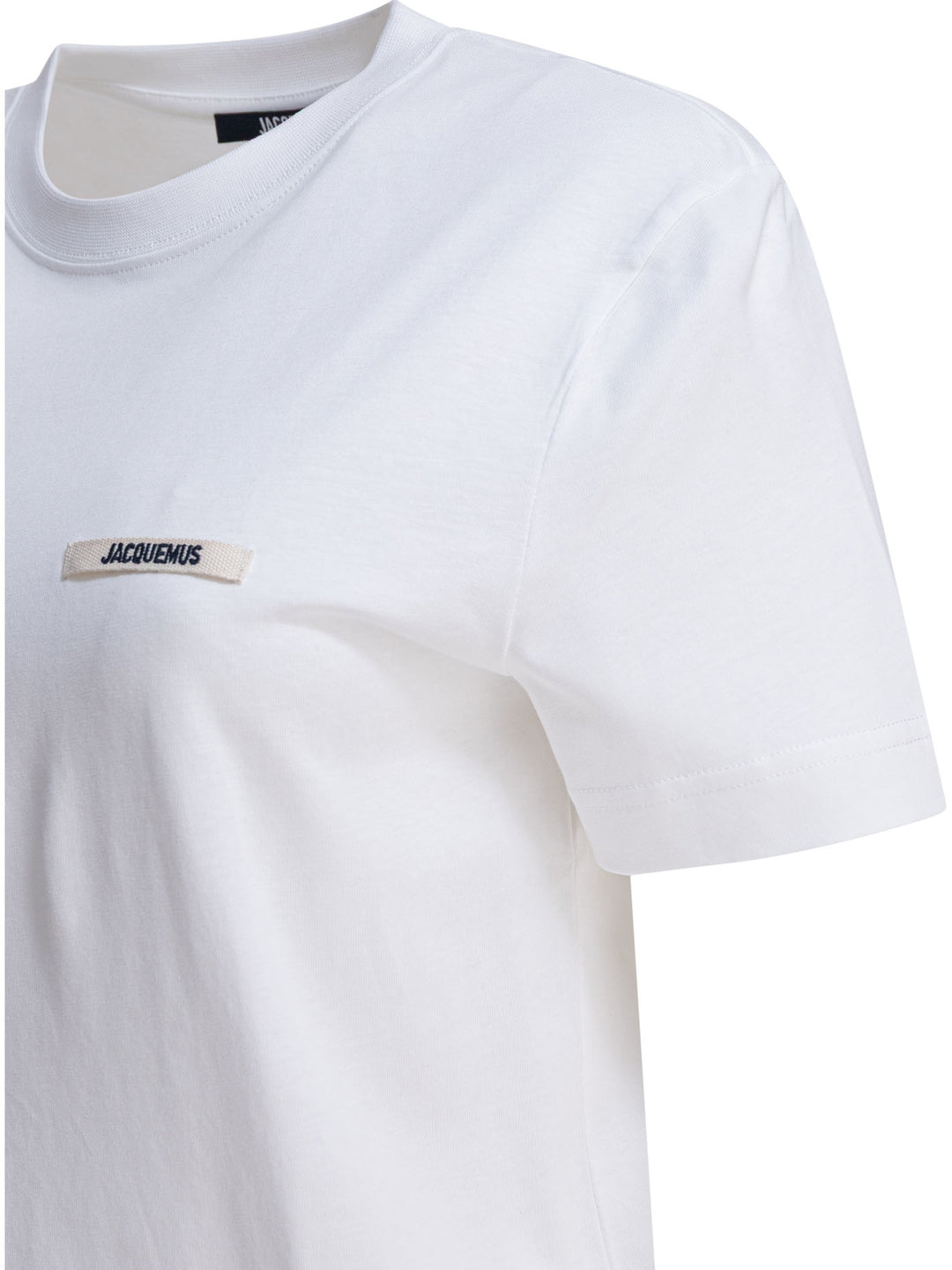 Jacquemus Gros Grain T-shirts - Bianco | c8ced074ef03413cdce62b18b60e59740f60725a