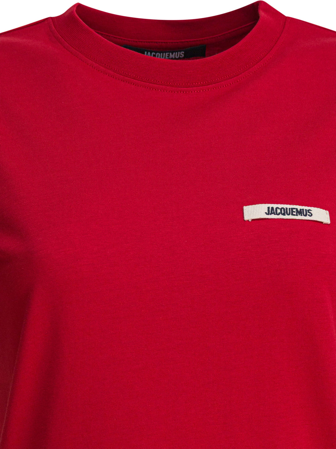 Jacquemus Gros Grain T-shirts - Rosso | b43b064cb6f1996fc606672b913cb27c5cb30dc0