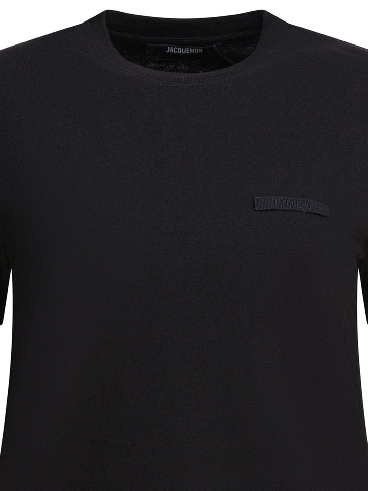 Jacquemus Gros Grain T-shirts - Nero | 74a553177af0703d5a9e76cf3ffd0f0d13b0a9f6
