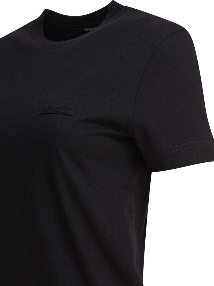 Jacquemus Gros Grain T-shirts - Nero | ed6d97c1905ea91aeb607ca21c5dfb9c1ecfec95
