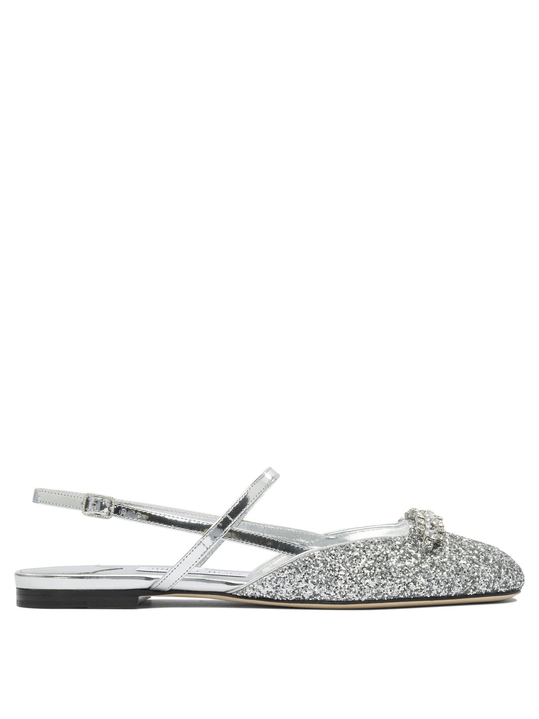 Jimmy Choo Belinda Ballerinas - Silver | 2a9042dbe2b8e9bcc3673333f3416eb09db2ed98