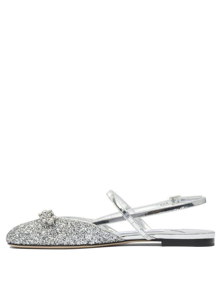 Jimmy Choo Belinda Ballerinas - Silver | cf0c46e08d4af6f843c43d7094b9e53ec23d9ebd