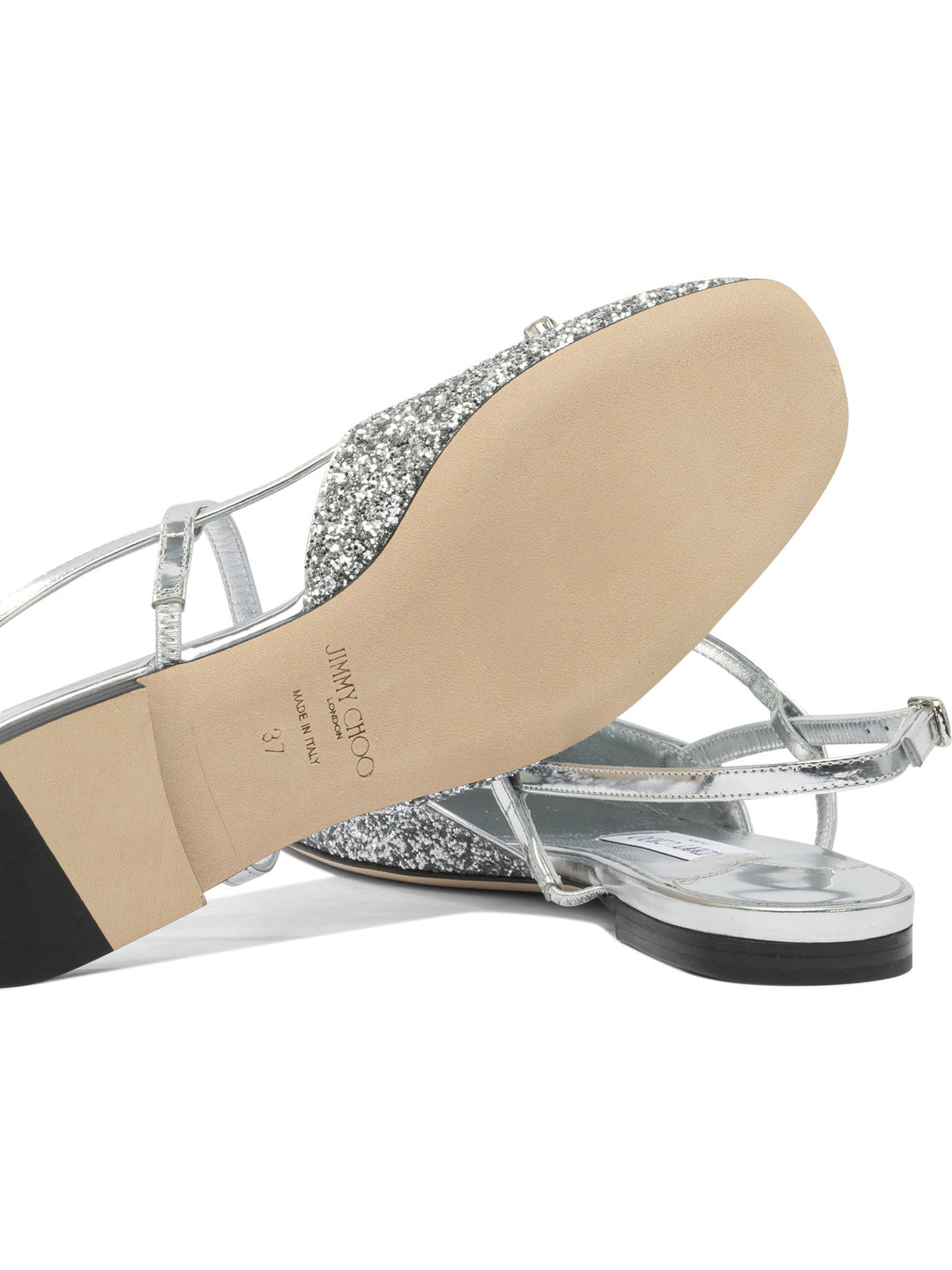 Jimmy Choo Belinda Ballerinas - Silver | f52adf1dc90a4e3e332df1d6451647a05bc09df3