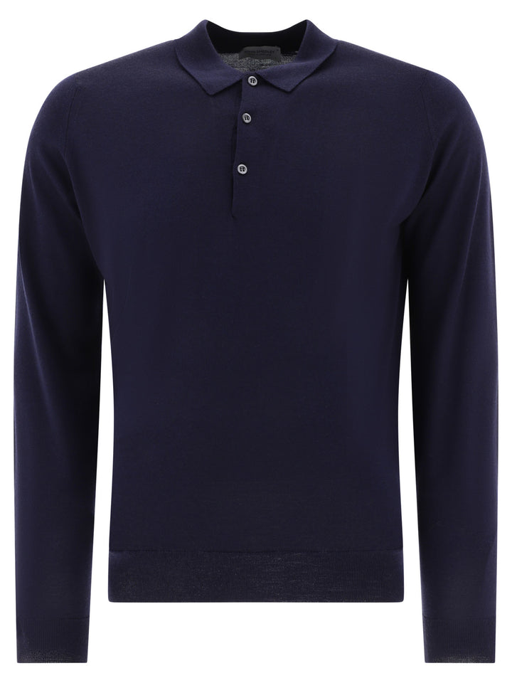 John Smedley Belper Polo shirts - Blu | 7729059c7c3b951460554e3b251b1056cc6d7f09