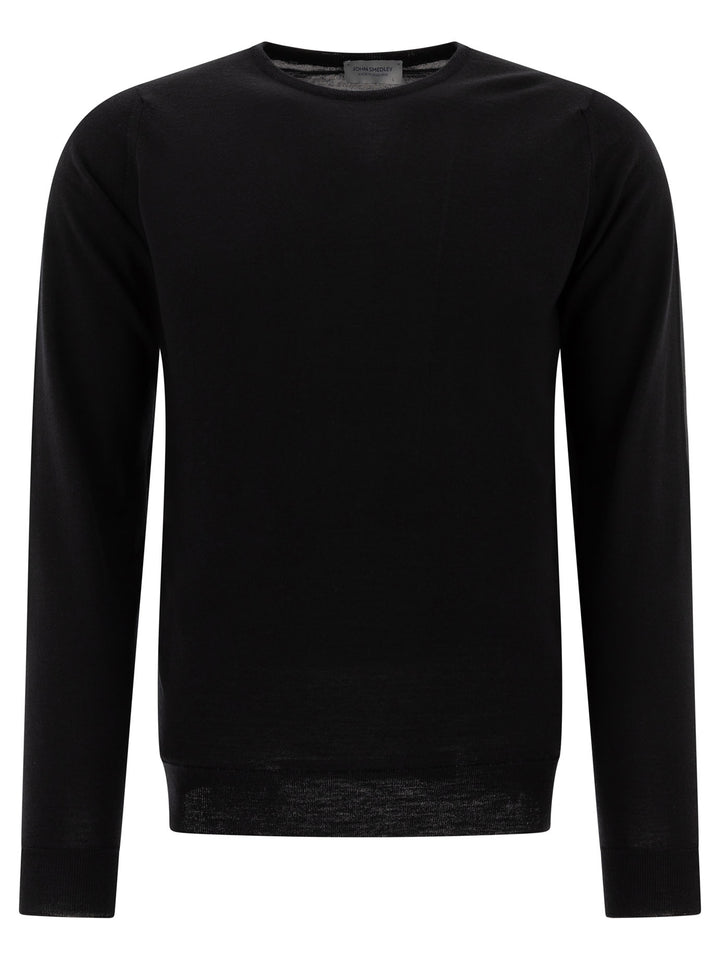 John Smedley Lundy Knitwear - Nero | 2a3dc45c4935e5d7425accbc52625ed20f2282ea
