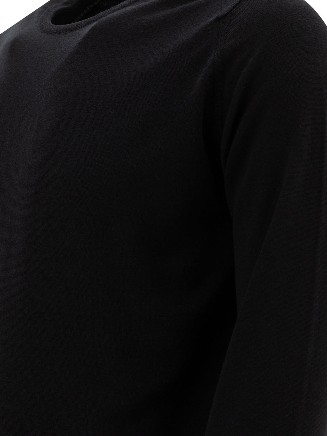 John Smedley Lundy Knitwear - Nero | 16965eb1c3300eb3811b266665bc12b51cf84c89