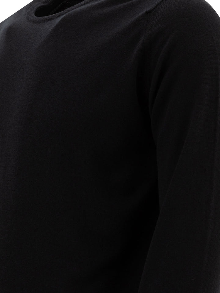 John Smedley Lundy Knitwear - Nero | 16965eb1c3300eb3811b266665bc12b51cf84c89