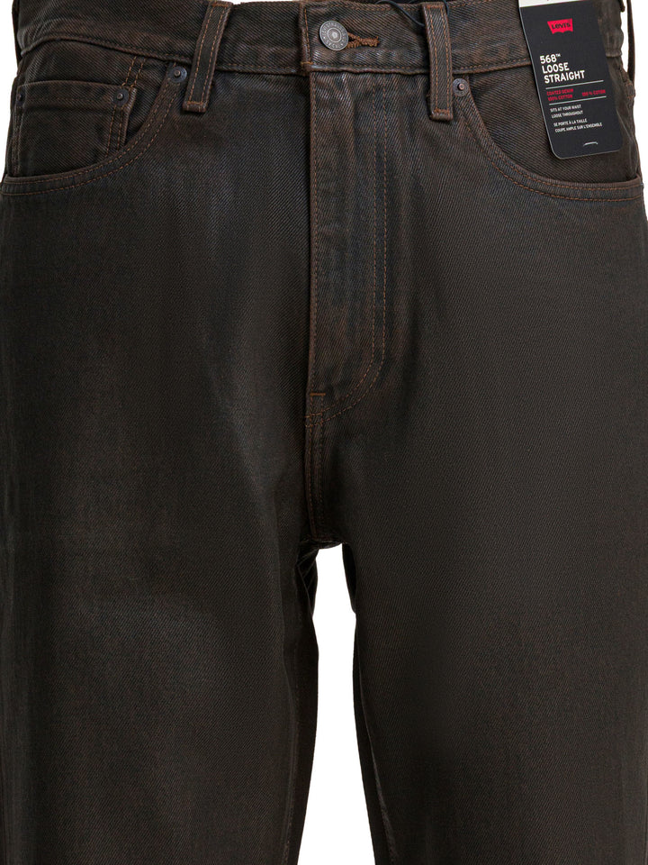 Levi'S 568 Loose Straight Jeans - Marrone | 01b2417866b8e93d3502d6bcec3bba38ca338cb3