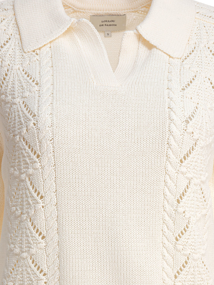 Loulou De Saison  Polo shirts - Bianco | c45d12ea9bed3c67e65bb98bc8d1a87dce1035ac