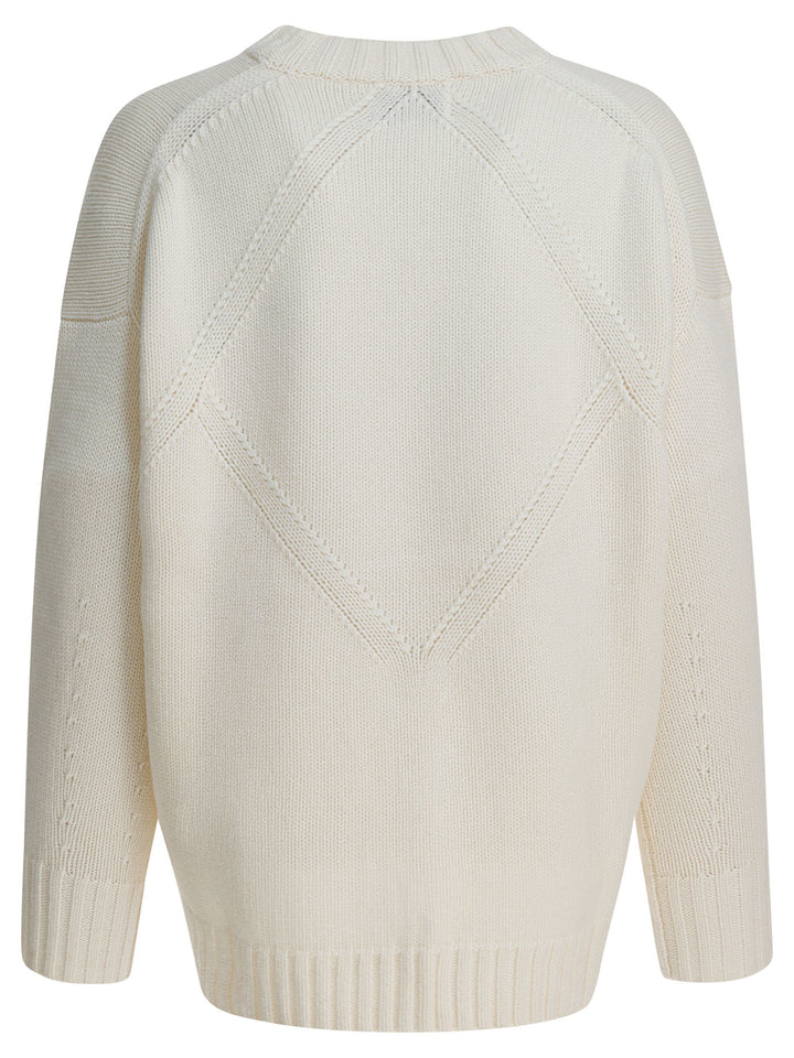 Loulou De Saison  Knitwear - Bianco | 61a23c0a785c015836714a9abd176a3c0860db70