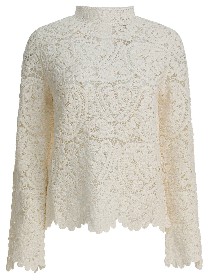 Loulou De Saison Wade Knitwear - Bianco | 08d355cfa277cbfb3da14426f18962175ce929ea