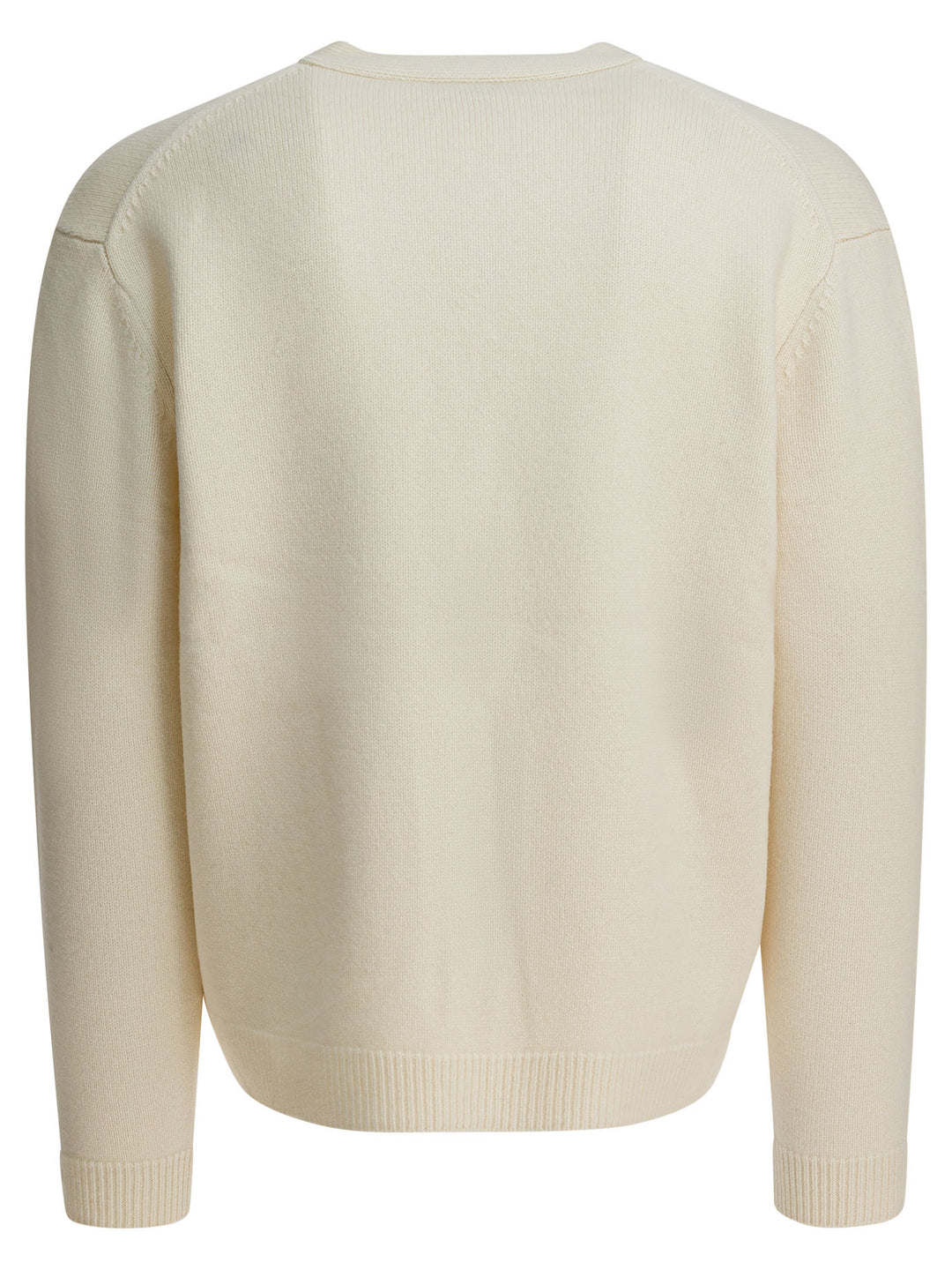 Maison Kitsuné Wool Cardigan With Fox Head Knitwear - Beige | 51f714d8c074f45bac1b43c77c642b3aa88abba3