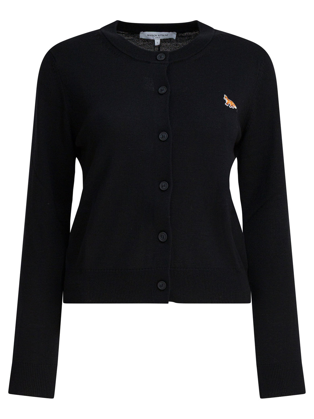 Maison Kitsuné Baby Fox Knitwear - Nero | f4e04ebd5e05ced9ce083d5caa60fd80dadfe707