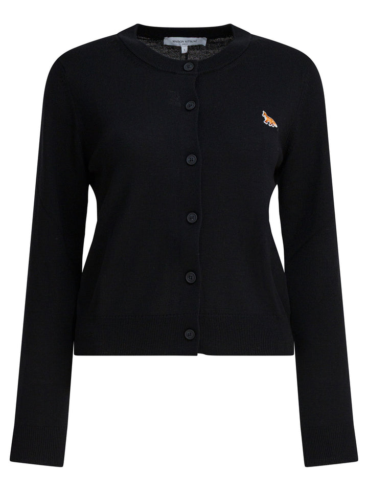 Maison Kitsuné Baby Fox Knitwear - Nero | f4e04ebd5e05ced9ce083d5caa60fd80dadfe707