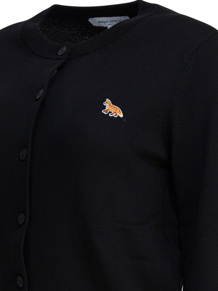 Maison Kitsuné Baby Fox Knitwear - Nero | 42d7572dc01affb331e4bbe7632f222a0c02a35f