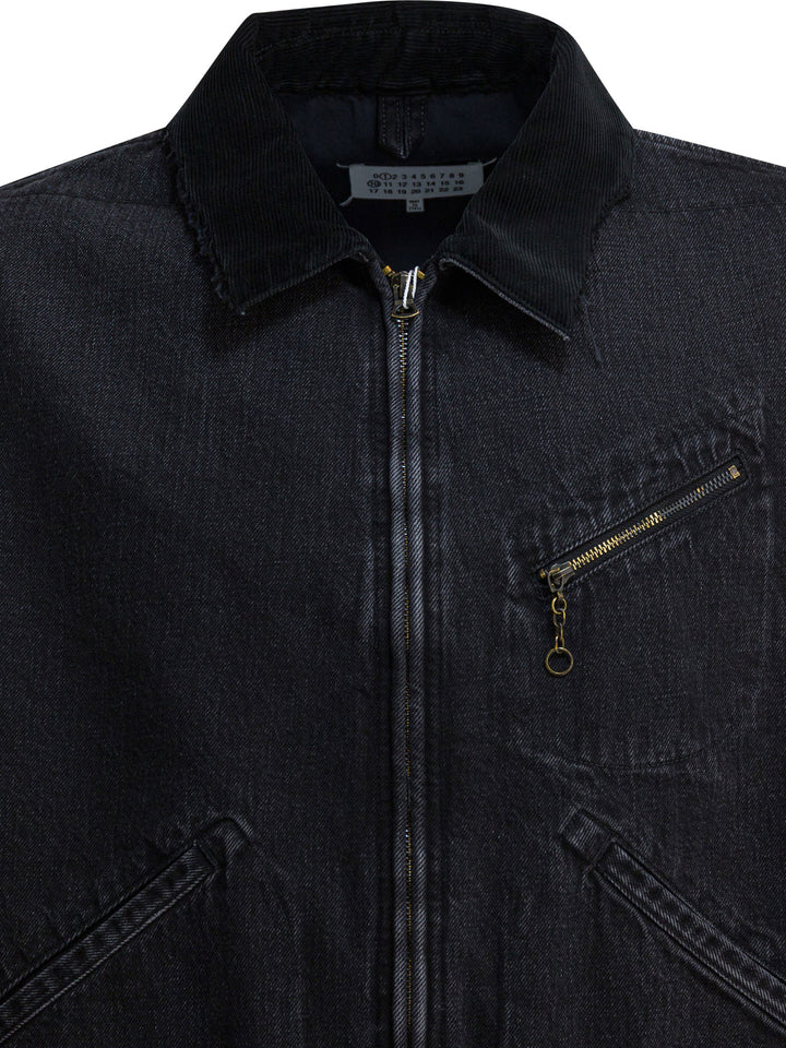 Maison Margiela Denim Jacket Jackets and Coats - Nero | 13b31c66b29187c6daafcc647c319ea66cca9e29