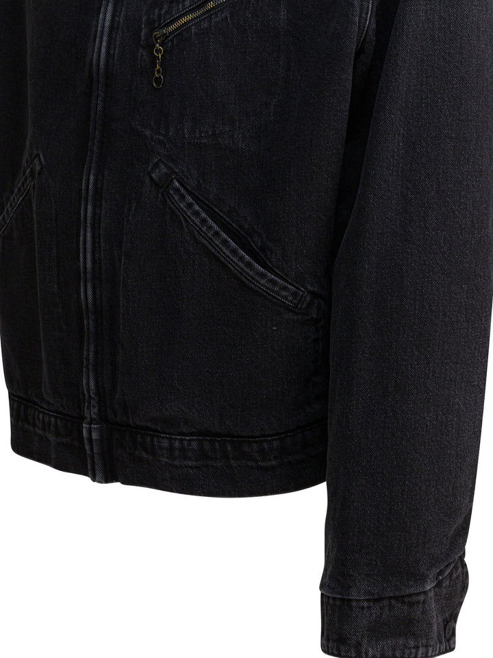 Maison Margiela Denim Jacket Jackets and Coats - Nero | 2fa74d28bee895de2b48cd2ba143b32f4fd938d8