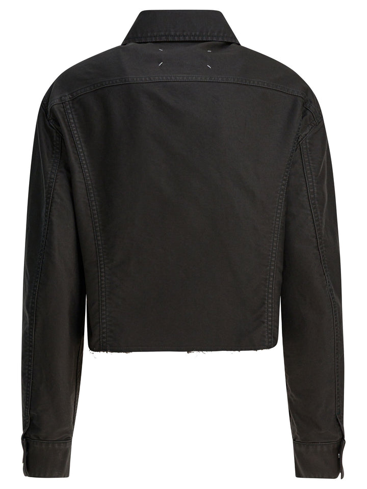 Maison Margiela Denim Jacket Jackets and Coats - Nero | 3cc763f908d4fa70c900062376ca43a21da63414
