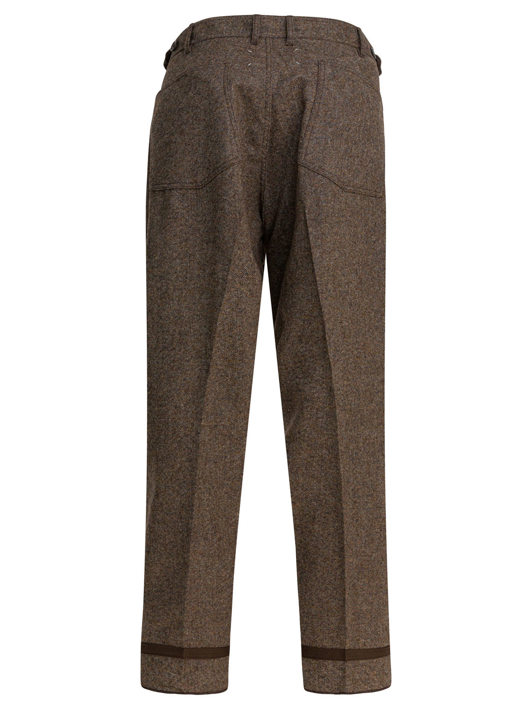 Maison Margiela Wool Pants Trousers - Marrone | c1d4140a2360c9aac05b707352c789b4f8cacaf6