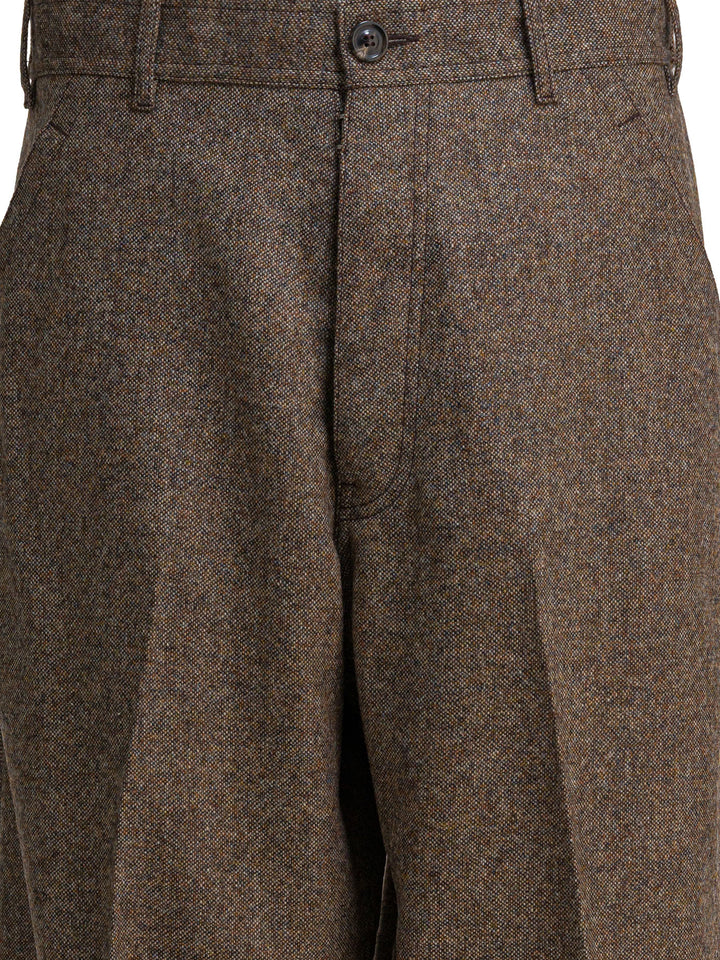 Maison Margiela Wool Pants Trousers - Marrone | 0cfcbbbf7eb975afc811659c70e7bb613d212d54