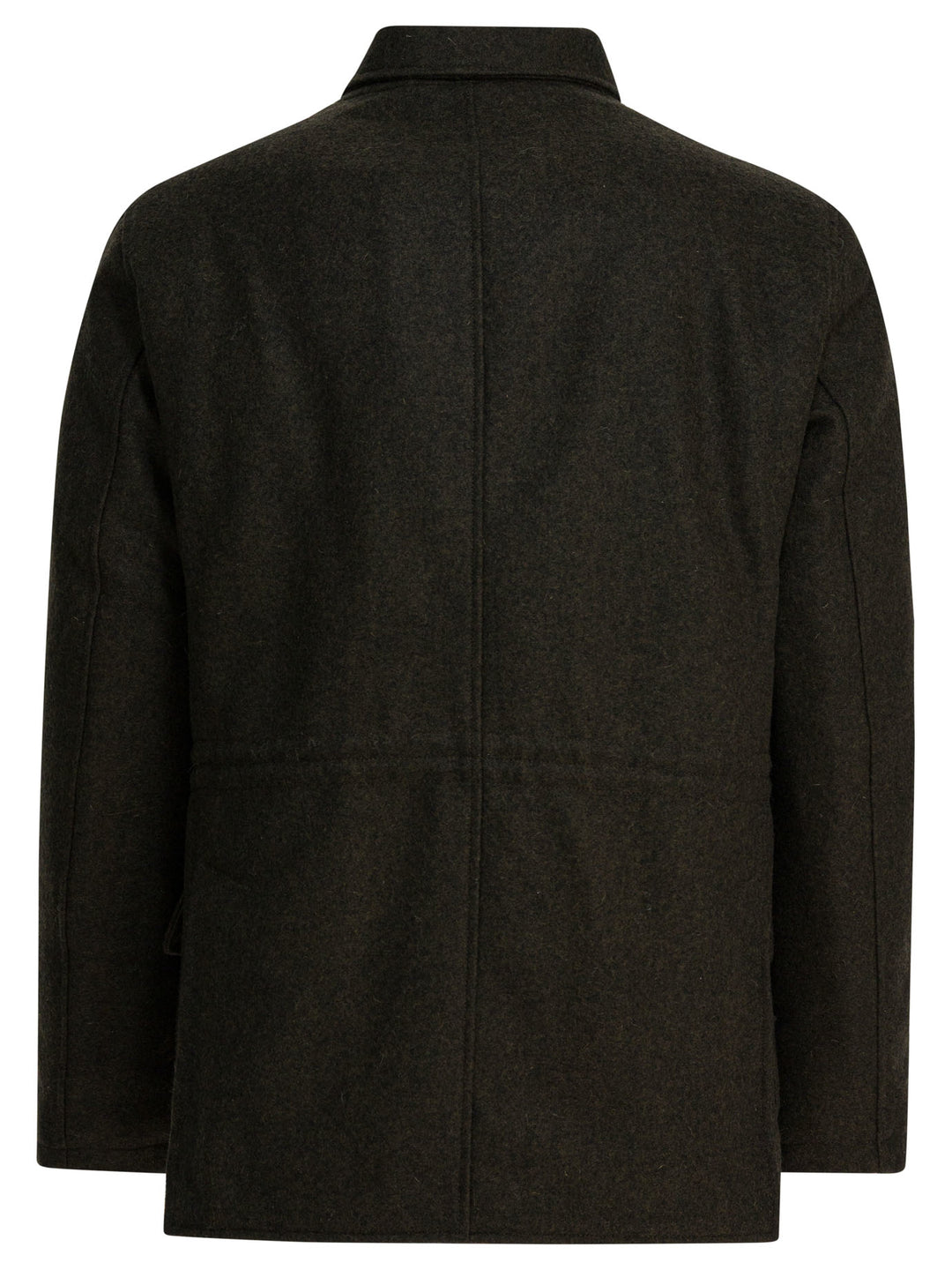 Manifattura Ceccarelli Virgin Wool Short Coat Jackets and Coats - Verde | 95ac03bb4f3e0007dd17aa7f9c823019dee15bc6