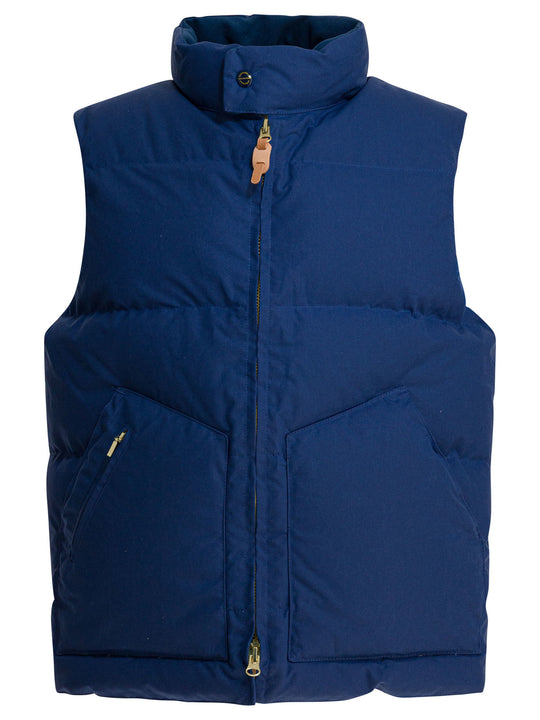 Goose Down Vest Jackets And Coats Blu
