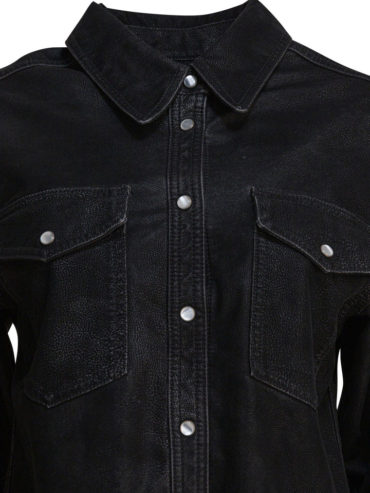 Marant ÉToile Karima Shirts - Nero | c7d0826913e299b967126f83268a9544c39a016b