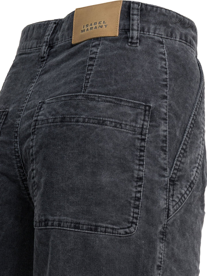 Marant ÉToile Onyta Trousers - Nero | 82bc767977c98f1aa95e9a0eb09f5c99671cd803