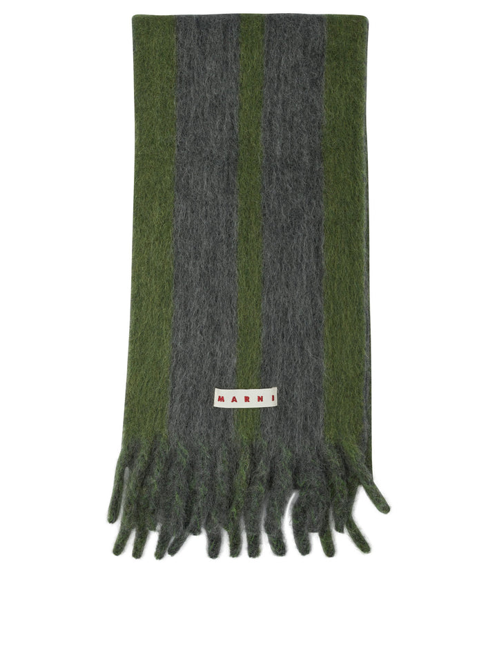 Marni Wool And Mohair Scarf Sciarpe & Foulard - Grey | 1b0e6c6d2e6441ce133733a1e01b4e08fd0305e7