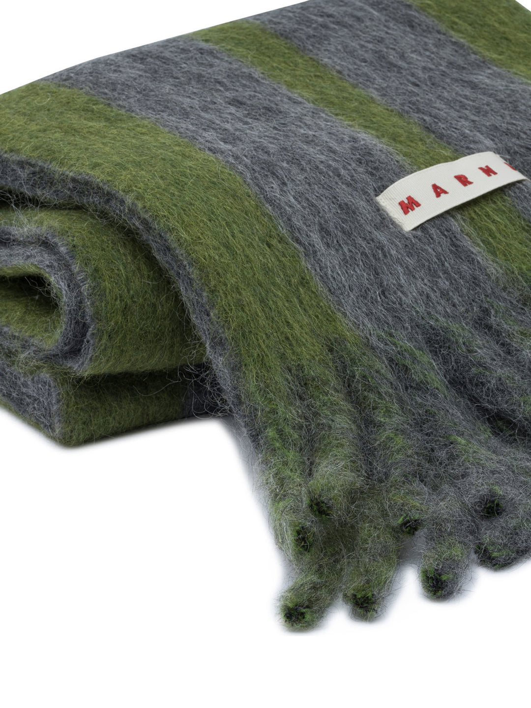 Marni Wool And Mohair Scarf Sciarpe & Foulard - Grey | 232854a128ad3a9778daebc2b37d6879689b81c2