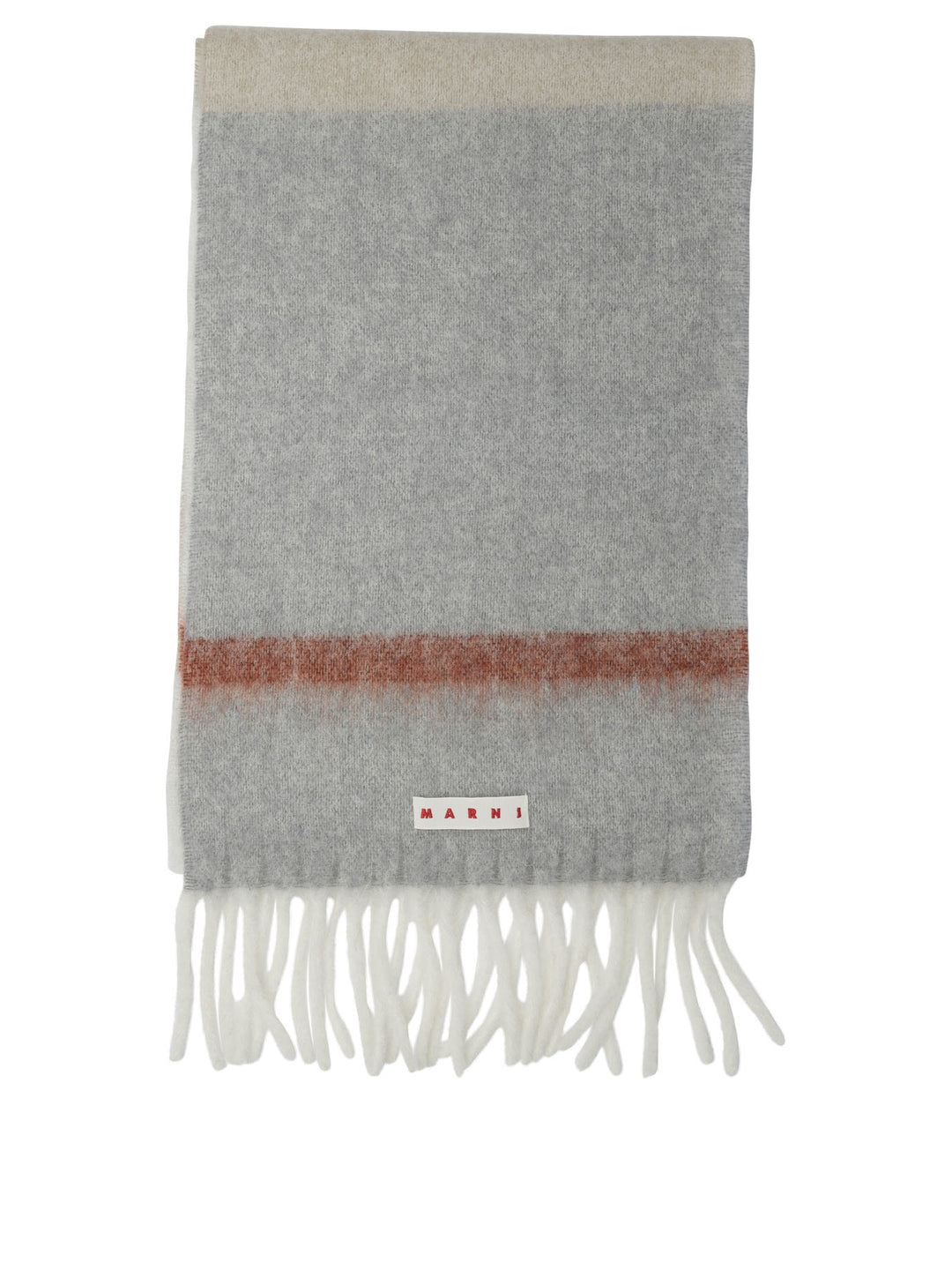 Marni Mohair And Alpaca Scarf Sciarpe & Foulard - Grey | 06c780927127e2976881d286b4bf6a313a898364