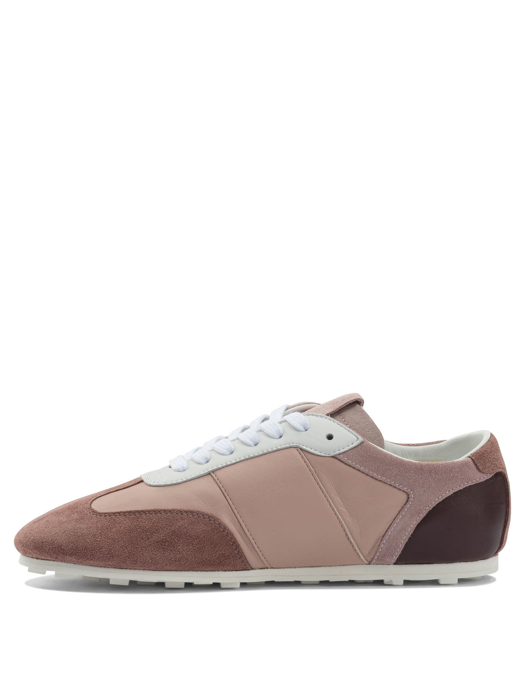 Marni Leather Sneaker With Logo Sneakers & Slip-On - Rosa | 7a287c56162883f105fb8dd0f9b8559c1ba4d7b3