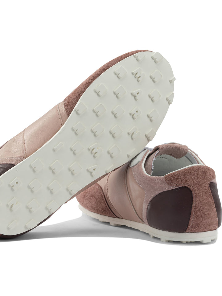 Marni Leather Sneaker With Logo Sneakers & Slip-On - Rosa | 0f8e69798f63c2805759629e9bde99f31c93196e