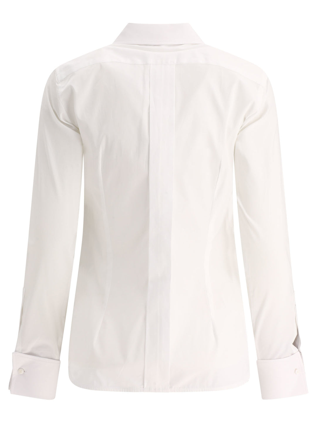 Max Mara Cotton Shirt Shirts - Bianco | 82b99307106193310ec12ba4c2e8ce14e698abe7