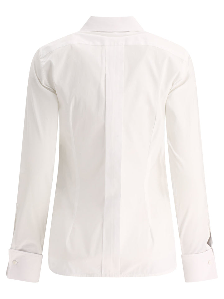Max Mara Cotton Shirt Shirts - Bianco | 82b99307106193310ec12ba4c2e8ce14e698abe7