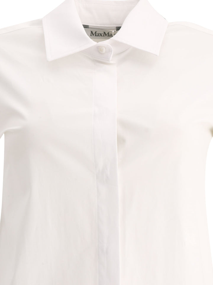 Max Mara Cotton Shirt Shirts - Bianco | aa145aaa301bf66d9dc5ed4f594d59b181ff3b45