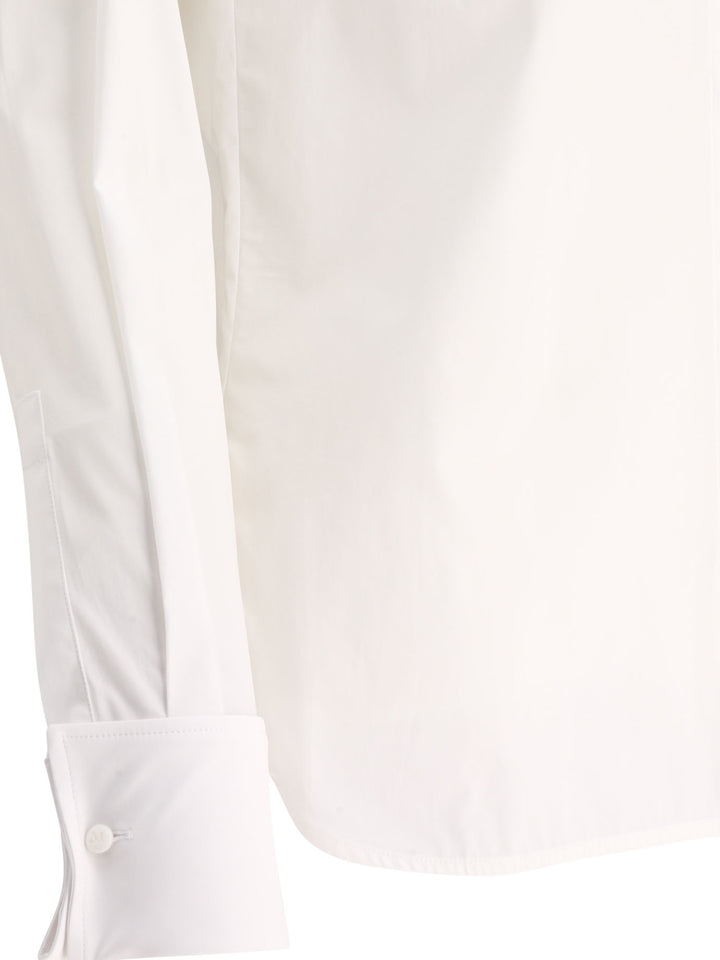 Max Mara Cotton Shirt Shirts - Bianco | 023d9c45bc65426531cc14f06d4014f3b17126cb