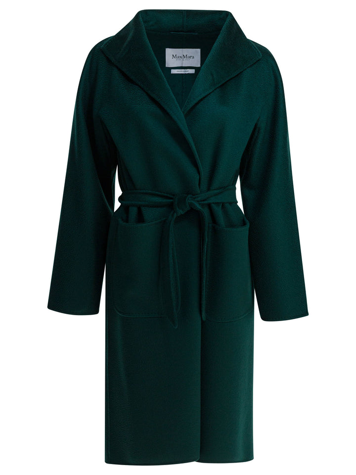 Max Mara Cashmere Midi Coat Jackets and Coats - Verde | babd9374b694d7570e41938e298cda251208bb42