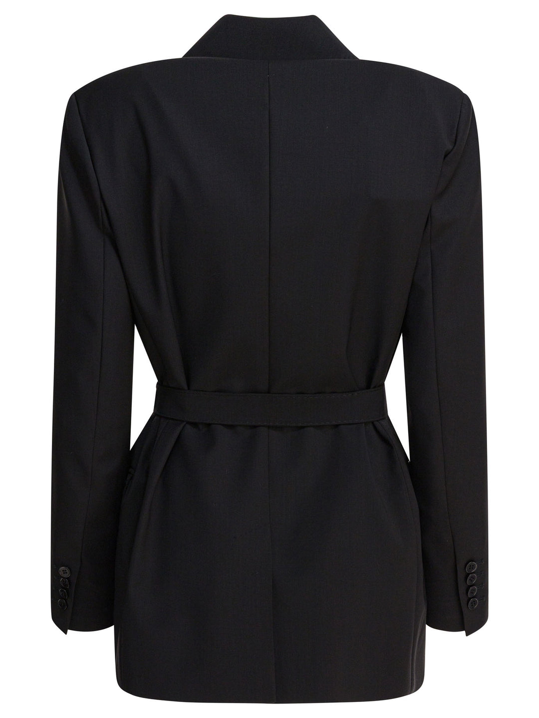 Max Mara Wool Canvas Blazer Jackets and Coats - Nero | de29e4b4282e91a5fbf2252ed0d0f1403047d8bf