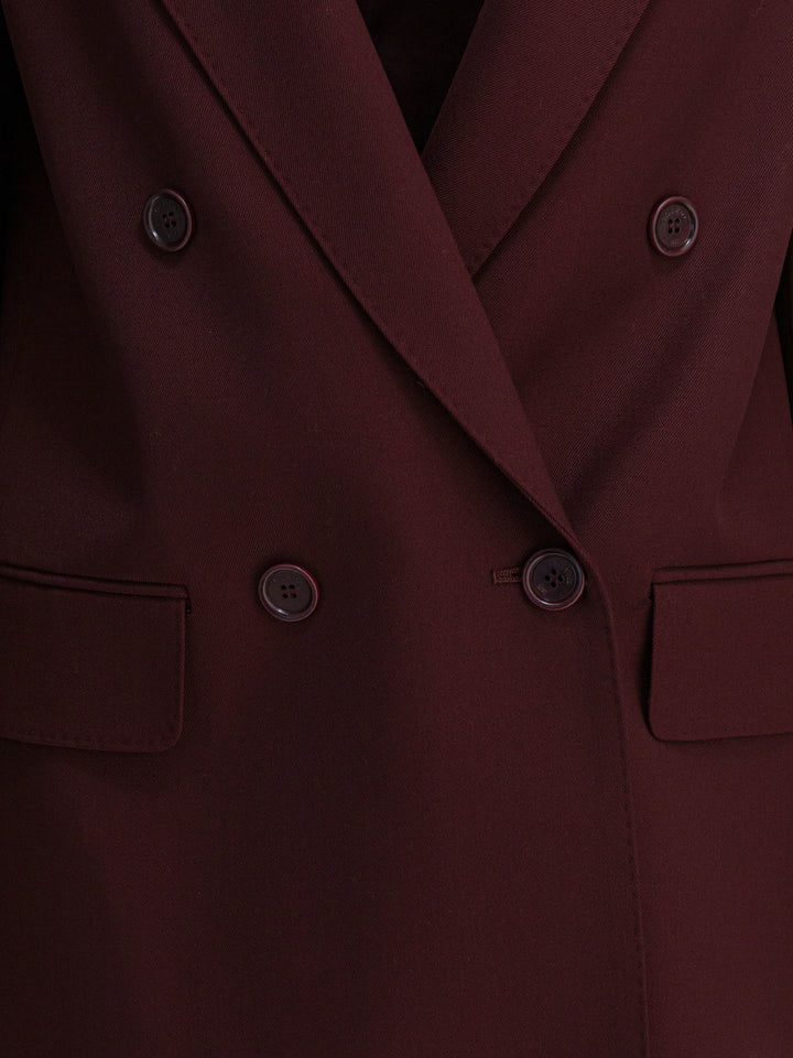 Max Mara Wool Blazer Jackets and Coats - Bordeaux | f9cb802dcdd222bc9e0d48755c2b96ccbf25b13a